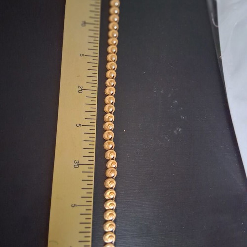 Vintage gold-tone necklace with pearls