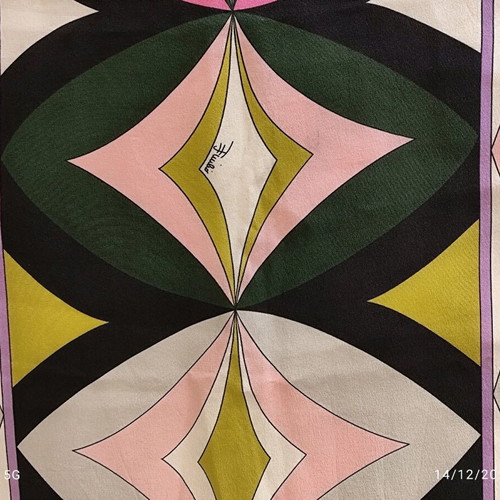 Emilio Pucci silk scarf multicolor like new vintage
