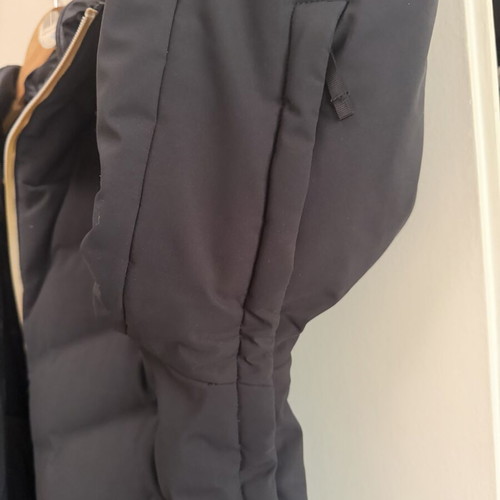 The North Face jacket used, small, grey, zippered underarm vents