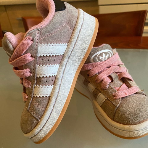Adidas Ortholite kids shoes like new, suede with leather details