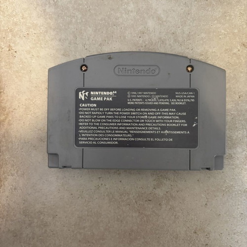 Lamborghini Nintendo 64 game NTSC American
