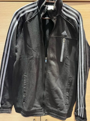 Adidas jacket used, size M, black