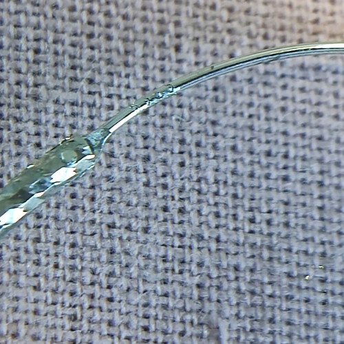 925 Silver Hoops like new with embossed shine