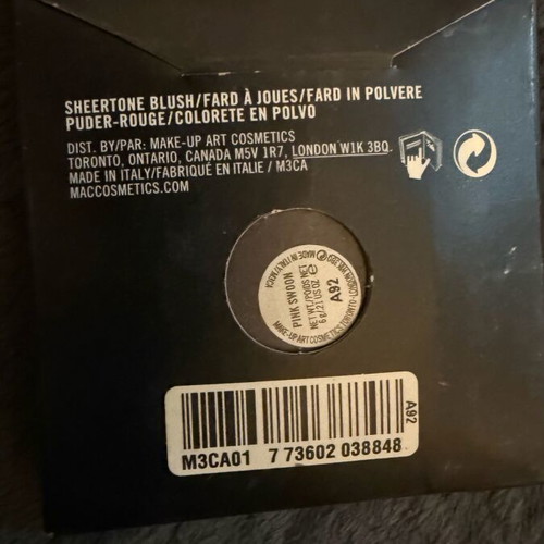 Mac Sheertone Blush like new