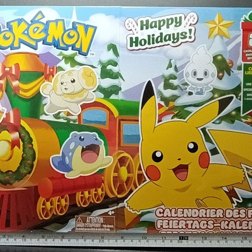 Pokemon Holiday Christmas Advent Calendar 2024 new with 16 figures