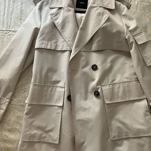 Pinko authentic trench coat medium beige like new