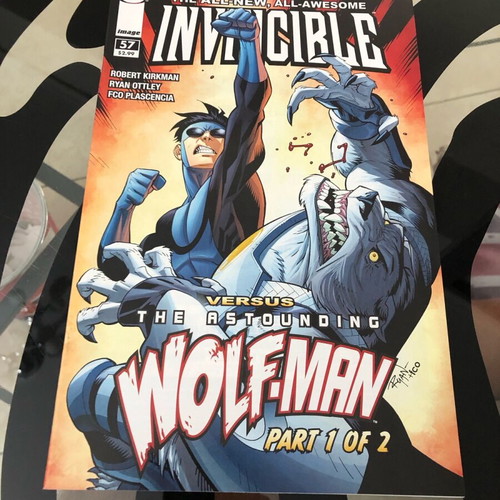 Invincible 57 new, Astounding Wolf-Man, Kirkman Ottley, Image Comics