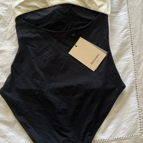 Luxury Zeus+Dione Saria Strapless One-Piece Swimsuit New