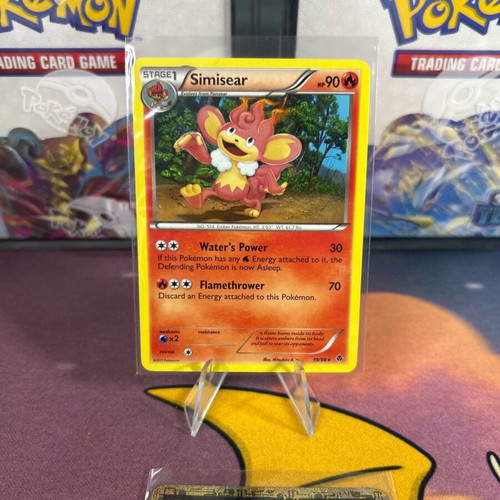 Pokemon card Simisear Emerging Powers 2011 σαν καινούργιο