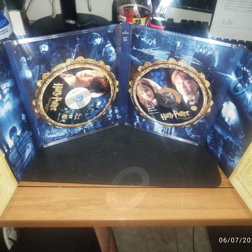 Harry Potter collectible DVD sets used, two collections with subtitles