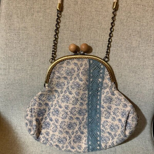 Dafne Cross Body Shoulder Bag new, turquoise and gold
