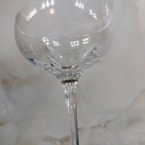 Crystal Ice Cream Glasses set of 6 like new