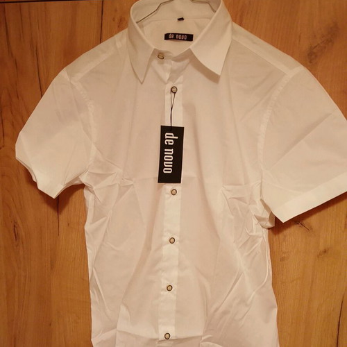 De Novo men's shirt new, size Large, white