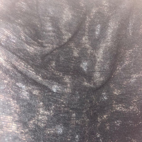 Escada blouse new with unique weave and metallic details, black, size S