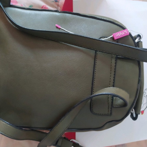 Nora's shoulder bag new, gray and green