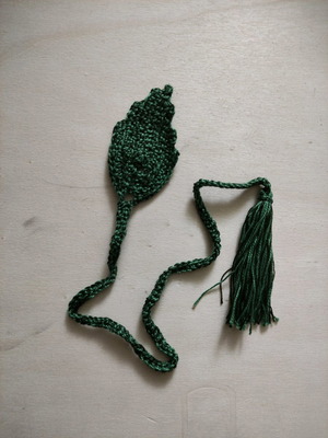 Handmade bookmark new with crochet thread