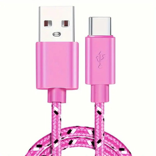 USB Type C Cable Pink 1m New