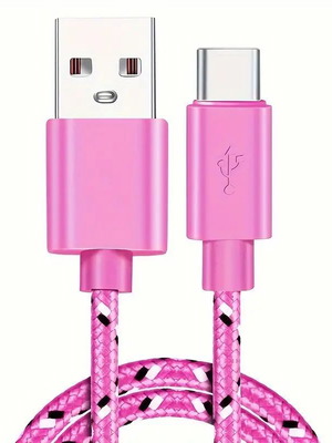 USB Type C Cable Pink 1m New