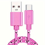 USB Type C Cable Pink 1m New