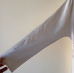 H&M white women's dress with long sleeves and lining