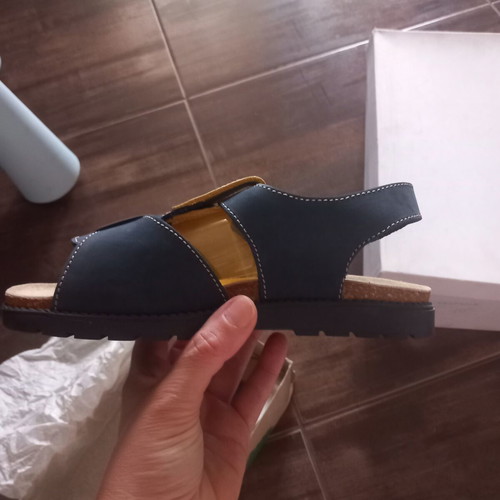 Biostep Anatomical Kids' Sandals Size 34 New Blue Yellow