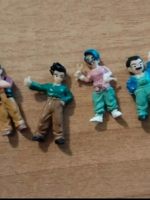 Dragon Ball GT collectible figures set of 4, like new, rubber