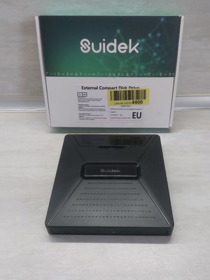 Suidek 7-in-1 external CD/DVD drive with M.2 NVMe SSD slot, new