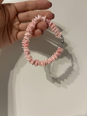 Shell bracelet pink like new