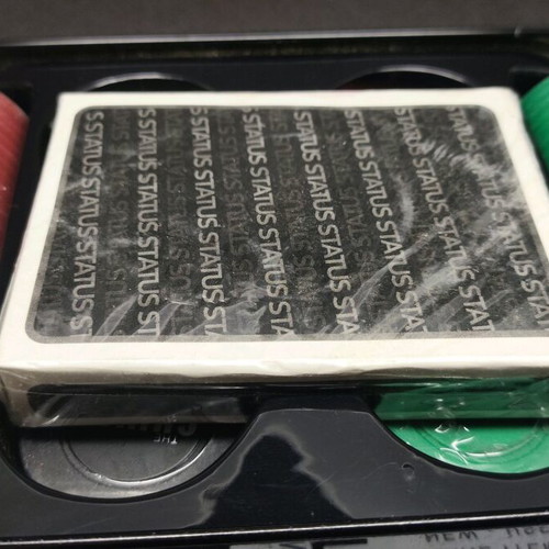 Chivas Regal poker set like new, collectible vintage