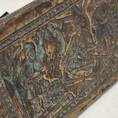 Copper Repoussé Mold Used for Silverwork Decoration