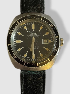Oris Diver 60s ανδρικό ρολόι χειρός μεταχειρισμένο, λειτουργικό, κουρδιστό