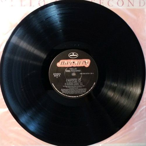 Yello One Second vinyl album used, electronic music