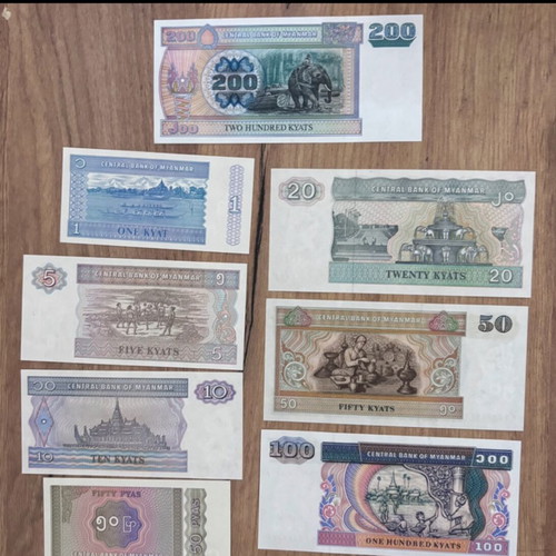 Foreign banknotes new collection