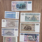 Foreign banknotes new collection