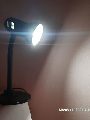 Table lamp like new with long cable