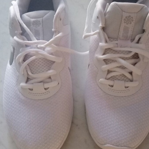 Nike women's athletic shoes like new, size 38-38.5, white
