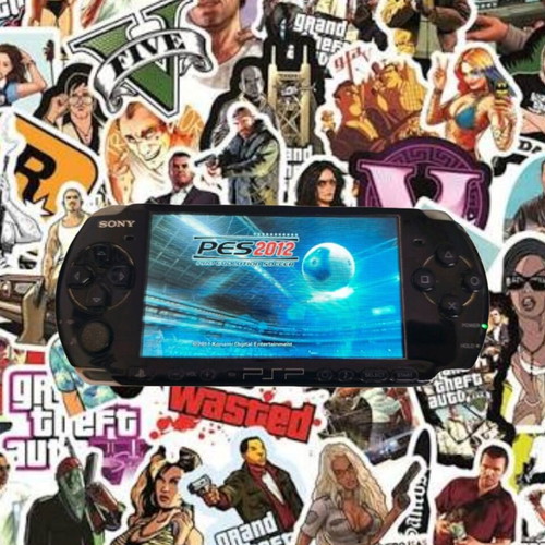PlayStation Portable PSP 3000 Slim Console used, piano black