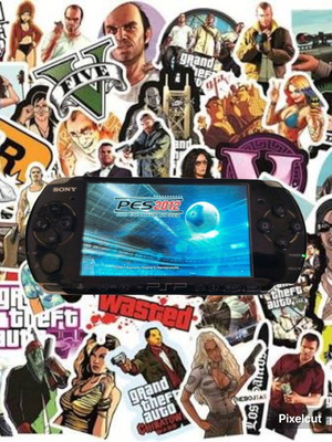 PlayStation Portable PSP 3000 Slim Console used, piano black