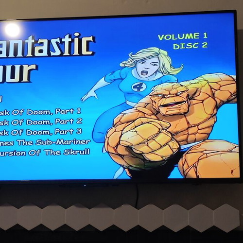 Fantastic Four The Animated Series Volume 1 DVD used, dubbed in Greek