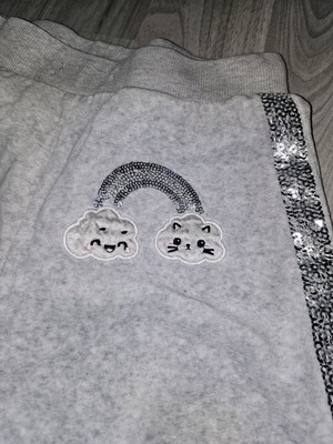 Velour tracksuit for girl 8-9 like new