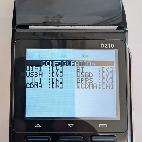 PAX D210 mobile payment terminal like new