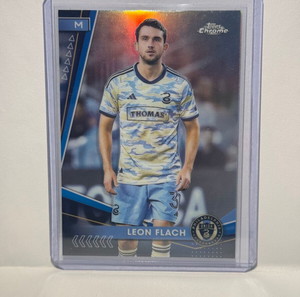 2024 Topps Chrome MLS Leon Flach #12 Silver Refractor