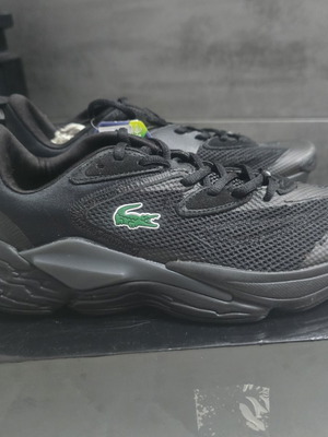 Lacoste ACE SHOT αθλητικά παπούτσια μέγεθος 42 καινούργια μαύρα