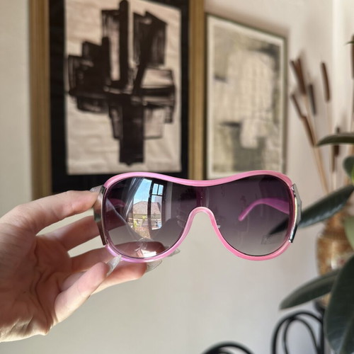 YSL sunglasses Y2K pink, like new