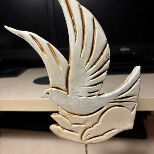 Handmade Decorative Dove Symbol of Peace and Freedom like new