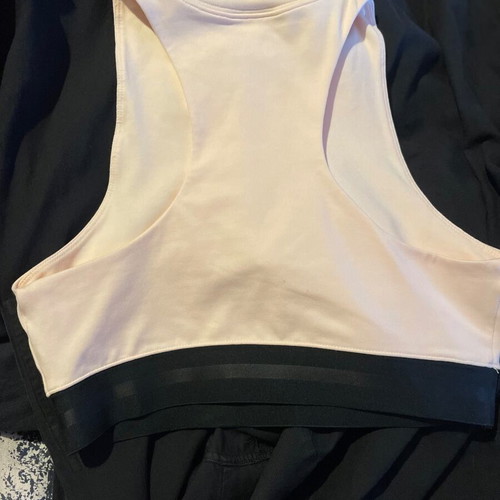 Nike Air Tank Top small like new, beige with gold swoosh