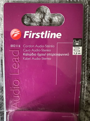 Firstline 2 RCA male audio cable new