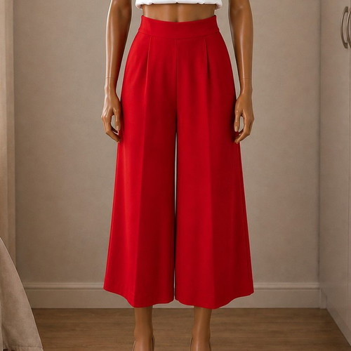 Zara culottes red pants
