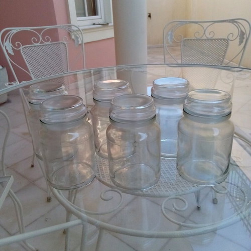 Kitchen jars like new, set of 6 pieces