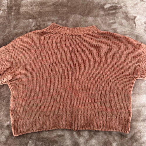 Badila Retro Pullover Dusty Pink used, with mohair, size S/M
